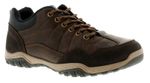 X-Hiking Mens Walking Shoes Trainers Accent Lace Up brown UK Size