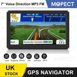 7" Truck Sat Nav HGV Lorry LGV 2026 UPDATED UK Europe Maps POIs Keyfuels Laybys