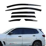 Auto Clover Premium Wind Deflectors Set for BMW X5 G05 2019+ (6 pieces)