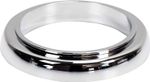 Kitchen Faucet Base Ring + Gasket Under Tap Washer Rosette Chromed Plastic