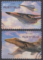 Australia 2011 RAAF Planes self adhesive set  SG 3557 - 3558 fine used