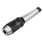 1/32"-1/2" (1mm-13mm) Keyless Drill Chuck with #4 Morse Taper MT4-JT33 Arbor