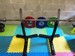 Garage gym set up