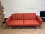 Burnt Orange Dunelm Sofa-bed