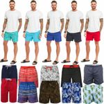 MENS SWIMMING SHORTS CASUAL SUMMER HOLIDAY BEACH RUNNING GYM SPORTS SWIM TRUNKS