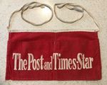 RARE The Post and Times-Star Newspaper Paper Boy CINCINNATI OHIO Money Apron 🔥