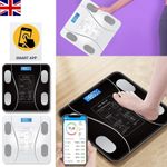 180KG Digital Bathroom Scales Electronic LCD Display Home Body Fat BMI Monitor