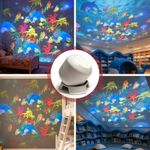 Dynamic Rotating LED Projector Light Colorful Rotating Projection Light Ocean