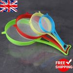 SET OF 4 KITCHEN PLASTIC SIEVES/ STRAINER /COLANDER/ SIFTER/ SIEVE IN ASST SIZES
