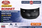 Sprinter W907 W910 Bonnet 2018 2025 Mercedes Bonnet Black Primed 9078806000