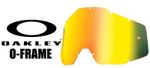 GOGGLE SHOP TEAR OFF LENS TO FIT OAKLEY O FRAME MX  GOGGLE - MIRROR  GOLD