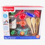 Fisher-Price My 1st Kitchen 12-Piece Pretend Play Playset Ages 3-4