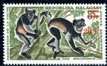 MADAGASCAR 1968 582 ** MINT INDRI MONKEY (08052