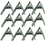 12 x 6" Market Stall Spring Clamps Large Metal Heavy Duty Clips Tarpaulin Sheet