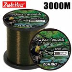 ZUKIBO 500m/3000m Invisible Spotted Fishing Line Super Strong Monofilament Lines