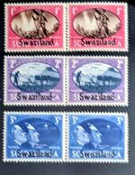 Swaziland 1945  Superb Mint Bilingual Victory O/prints set Sg 39/41 Mvlh