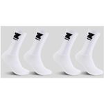 Zwift Aero Cycling Socks (2 pairs) White 8-11 (UK) RRP £41.99