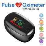 New Blood Glucose Monitor Led Display Fingertip Oximeter for Adults Seniors UK