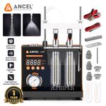 2-Cylinder Car Injector Cleaner Tester Machine Pressure Adjustment Built-in Air