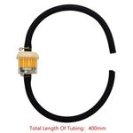 1 Pcs  Black Universal Motorbike Inline Fuel Filter Motorcycle Gas Fuel Filter