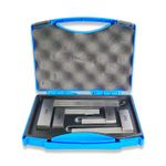 4PC ENGINEERS STEEL SQUARE SET 2″, 3″, 4″, 6″ BOXED STEEL SQUARES RDGTOOLS