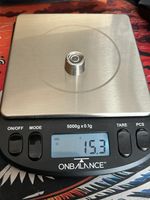 Solid silver 'My Last Rolo' Novelty gift in its original box - 15.3g
