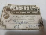 Vintage 40s....Wengers Ltd ...50 samples of  enamel colours for jewellery making