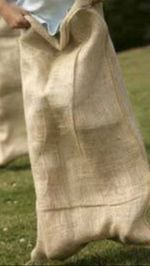 3 x 50kg Extra Large Hessian Sacks Ideal for Races Garden Games Etc