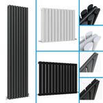 Designer Radiator Flat Panel Oval Column Horizontal Vertical Central Heating Rad