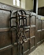 Antique Edwardian Kirkpatrick Iron Bridle Rack Harness English Horse Stable 1900
