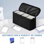 Trading Card Storage Box Graded Cards Bag Pocket for 30+ BGS/PSA/CGS/CGC Cards