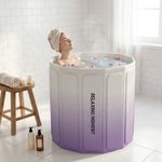 Portable Foldable Bath Tub for Adults & Kids Home Spa Full Body Soaking Tub