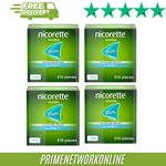 4x Nicorette Gum 2mg Icy White – 210 Pieces Each (Total 840) 100% ORIGINAL ⭐⭐⭐⭐⭐