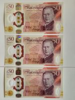 1xBank of England £50 AJ01 King Charles III Banknotes 401a UNC