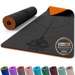 Yoga Mat Thick Non Slip 6mm Exercise Mat for Men and Women Home Gym Workout UK