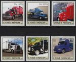 TRUCK / LORRY Vehicles / Road Transport Stamp Set (2003 Sao Tome)
