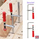 2PCS Quick Adjust Screw Handle Track Saw Rail Clamps MFT Clamps Festool Rail