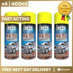 4 x 400ml Auto Extreme Rust Proofer Spray Aerosol Kills Prevents Protects