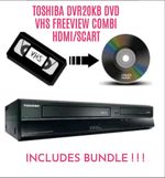 Toshiba Dvr20 VHS DVD FREEVIEW Recorder Copy VHS to DVD ! HDMI/SCART CONNECTION!