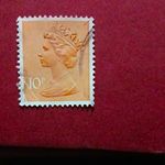 Great Britain Elizabeth II Machin Definitive 10p Brown Used Decimal Stamp Single