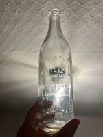 Vintage Milk Bottle Mortlock Sterilized Milk Supply Manor Park 1920s/30s