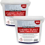 ProKleen Urinal Toilet Channel Blocks Cherry Bucket Chunk Cubes Piece Urine 6KG