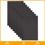 Versatile Black Eva Foam Sheets Thin DIY Craft Board 9 Pcs 17.78x28.7cm 2mm