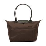 LONGCHAMP Le Pliage L Tote Mocha color Recycled canvas outlet from JAPAN