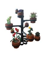 Lego Botanicals Tiny Plants (10329) Display Stand With Petal Stand Detail
