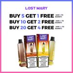 Lost Mary Nera 30k Pods | Prefilled Replacement Pods | 20mg Nic Salt | 15k Puffs