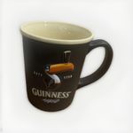 Guinness Large Black Coffee Tea Mug Cup Toucan Ceramic Rare 