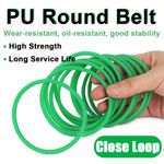 PU Solid Round Belt Polyurethane Close Loop Drive Belting Diameters 4/5/6/8/10mm