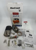 Kwikset Aura 942 Satin Nickel Bluetooth Keypad Smart Lock Open Box Never Install
