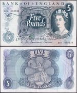 J.Q.Hollom. Five Pounds (1963) (BYB; BE99c) B01 530526 Crisp GVF.